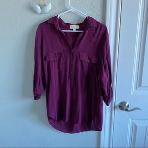 Burgundy Blouse